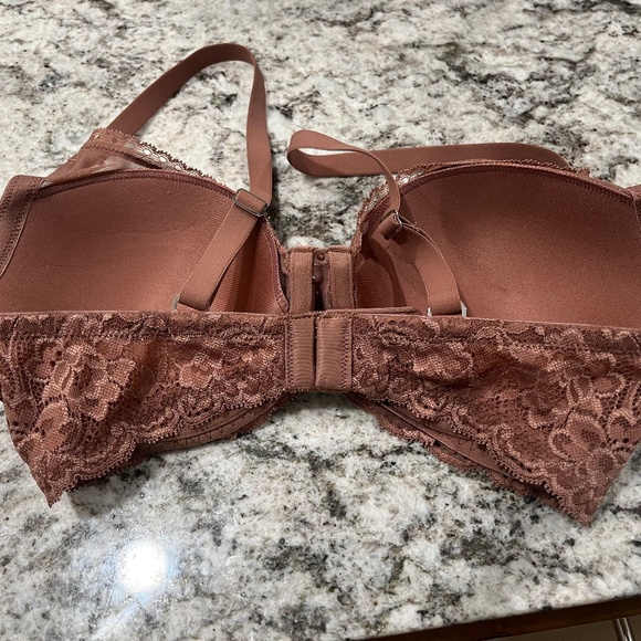 Mystique Plunge Bra - 32E - Pecan - Picture 2 of 3
